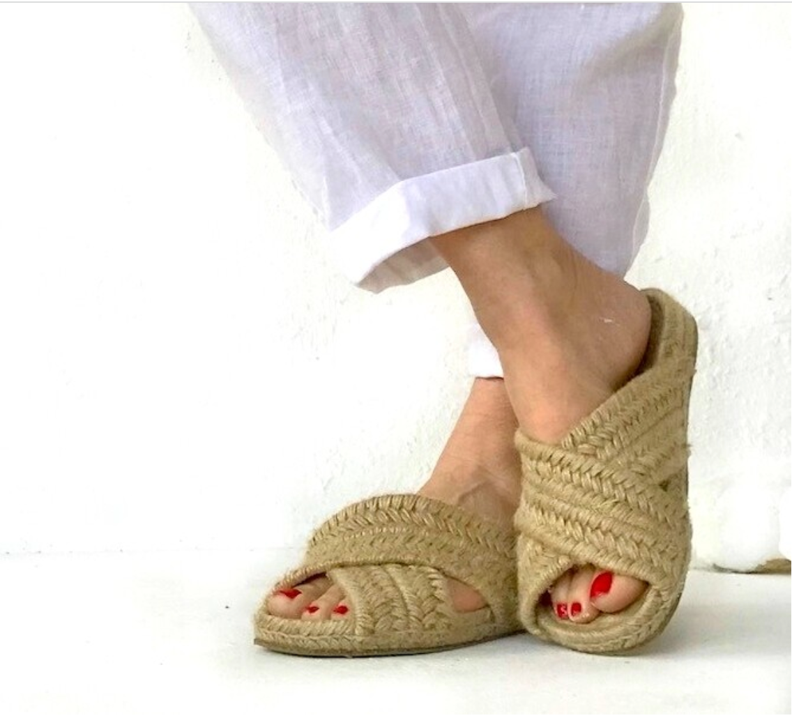 Slides in jute