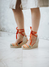 Ladda upp bild till gallerivisning, Raffia kilklacksespadriller
