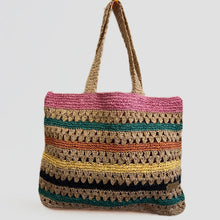 Ladda upp bild till gallerivisning, Nyhet! Raffia beach bag
