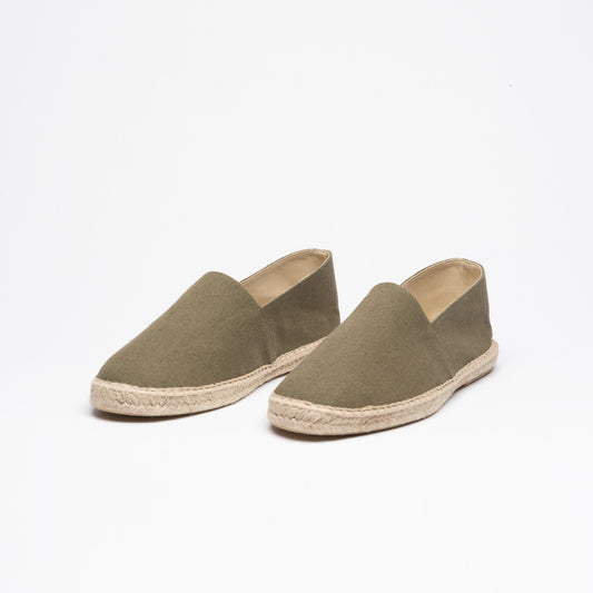 Armegröna espadriller