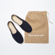 Ladda upp bild till gallerivisning, Marinblå espadriller - herr
