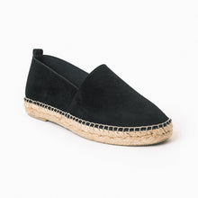Ladda upp bild till gallerivisning, handgjorda svarta mocka espadriller från from astrid with 
