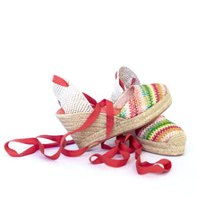 Ladda upp bild till gallerivisning, Raffia kilklacksespadriller
